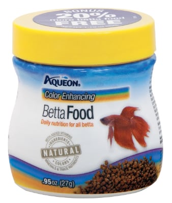 Commonly used betta food.